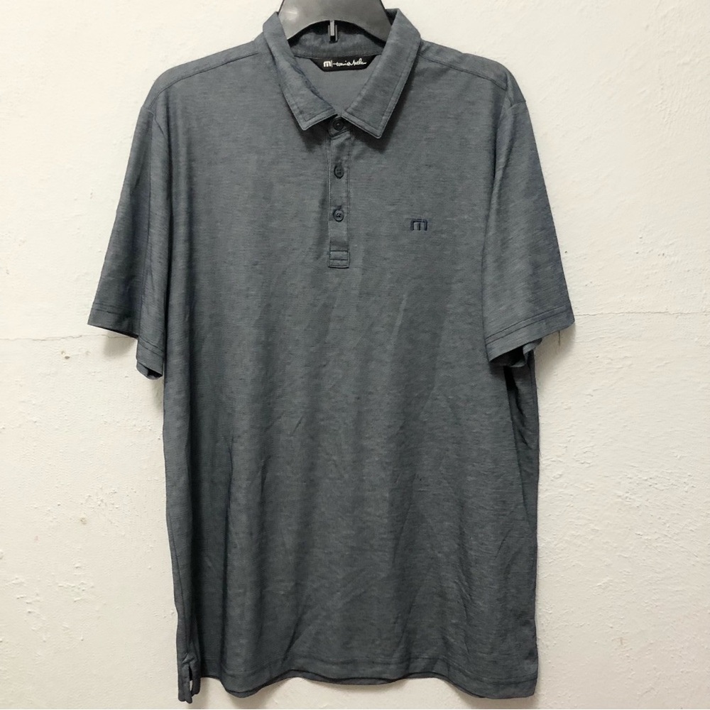 Travis Mathew Men’s XL Gray Golf Polo Shirt